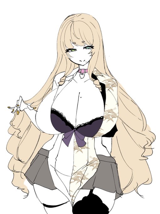 あたしちゃんに髪下ろしてみて欲しいんですか?いいですよ〜 