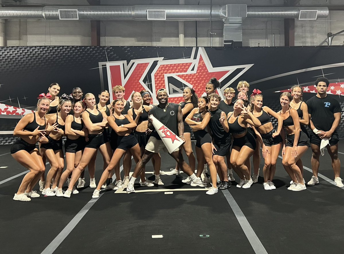 johnsonblakem's tweet photo. Still thinking about what we created today. And we are just getting started! So proud of this creation @KCCHEER_Fierce5

Now lets get to work! Hip hip hooray! https://t.co/AQpK2ST3TZ