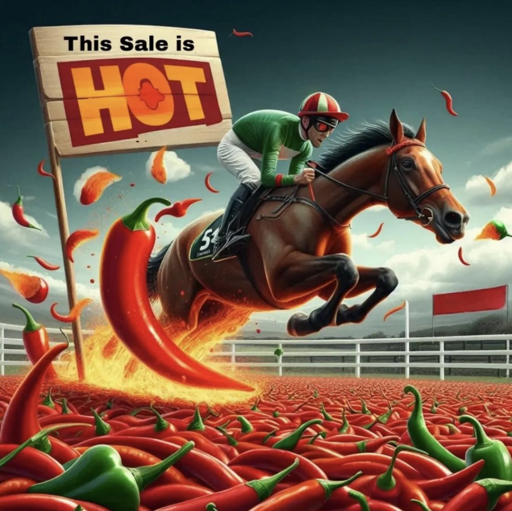 𝐅𝐥𝐚𝐬𝐡 𝐒𝐚𝐥𝐞 🔥🔥

Get ready for a sizzling good time at the Listowel Races! 🏇🔥 

Enjoy 20% off daily and weekly tickets during our HOT, HOT, HOT sale. 🌶️🔥

Don't miss out—book your tickets now  listowelraces.ie