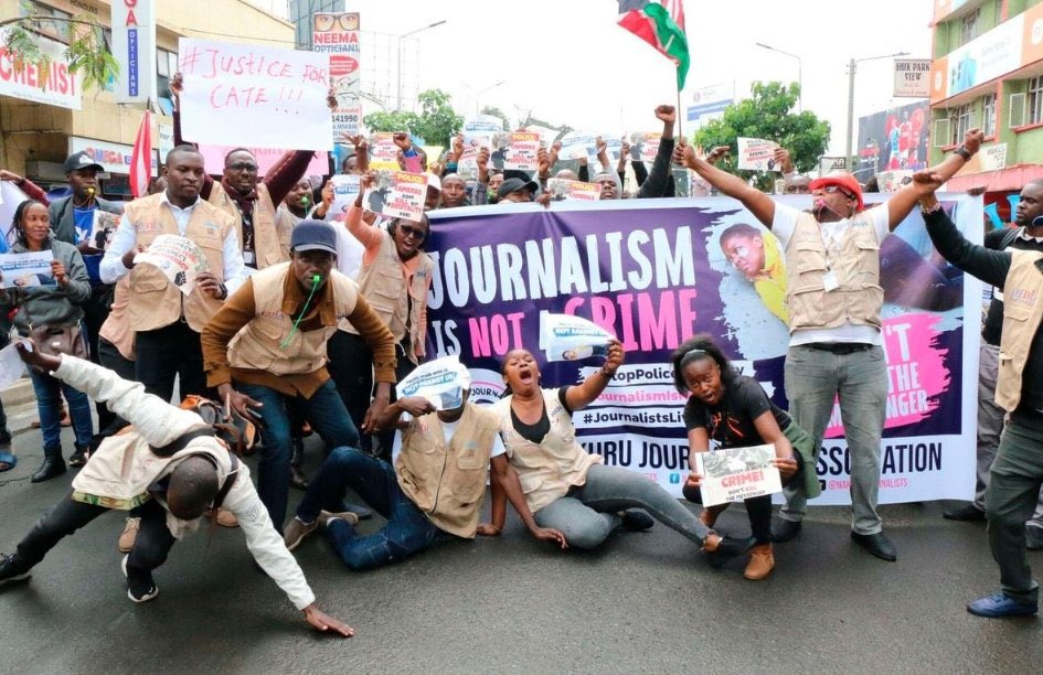 Kenya Kwanza is targeting journalists and threatening the media! No one is safe! #OccupyJKIA