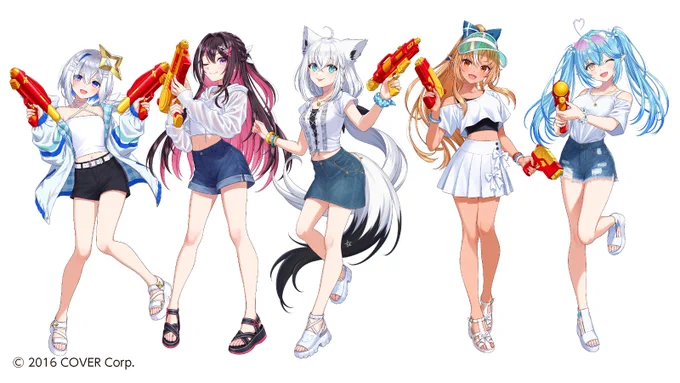 お仕事告知 #ドデカミン × #ホロライブ キャンペーン  描き下ろしイラストを担当させていただきました! よろしくお願いします   #ホロライブドデカサマー #PR