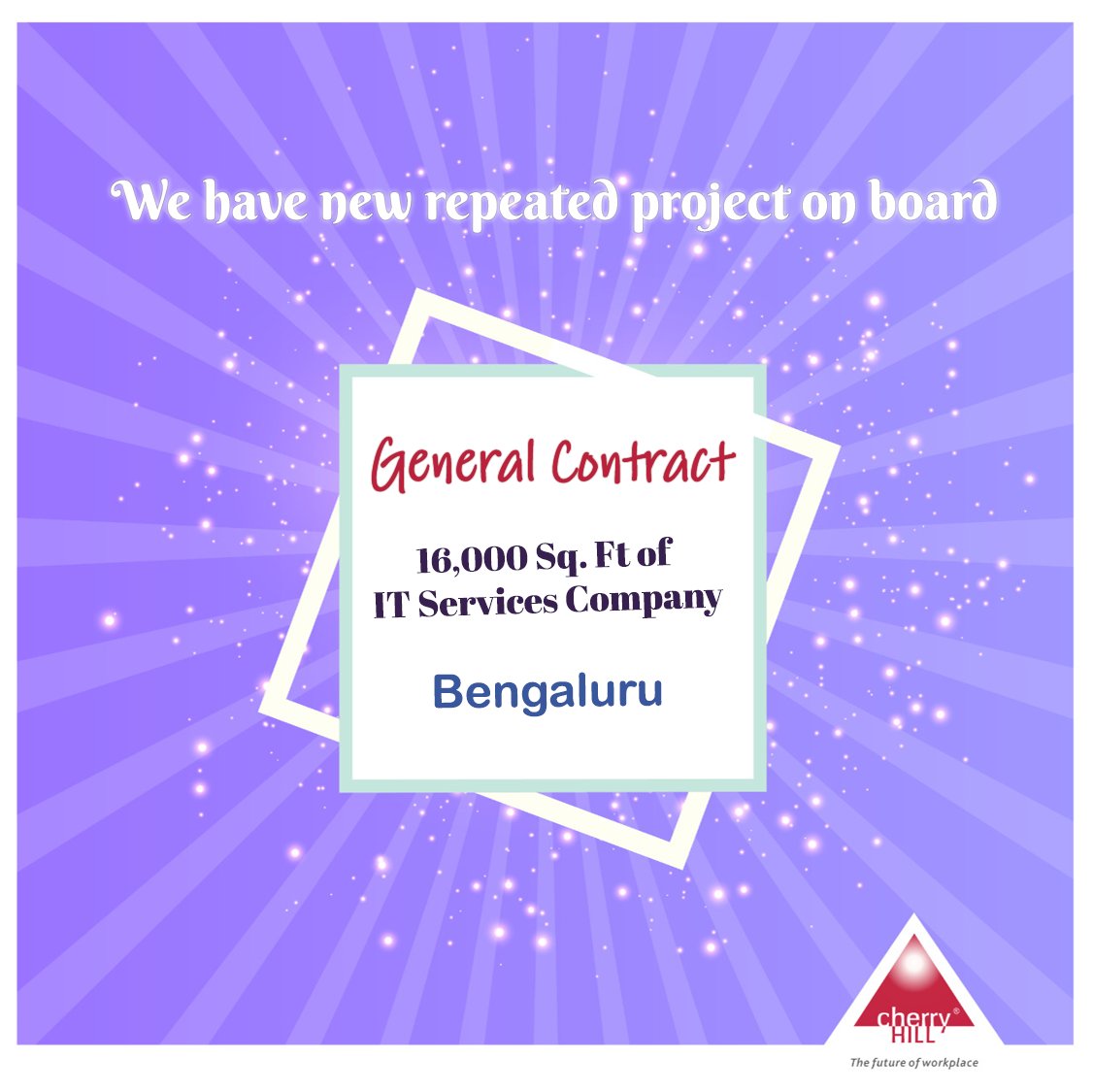 CherryHillDelhi's tweet photo. Delighted to announce our #repeat association with a global leader IT services Company Phase-2, for creation of their upcoming workplace of 16,000 Sq. Ft. in #Bengaluru.
#CherryHillInteriors #development #newproject #InspiringDesigns #generalcontracting #highperformingworkplace https://t.co/49y96mReMV