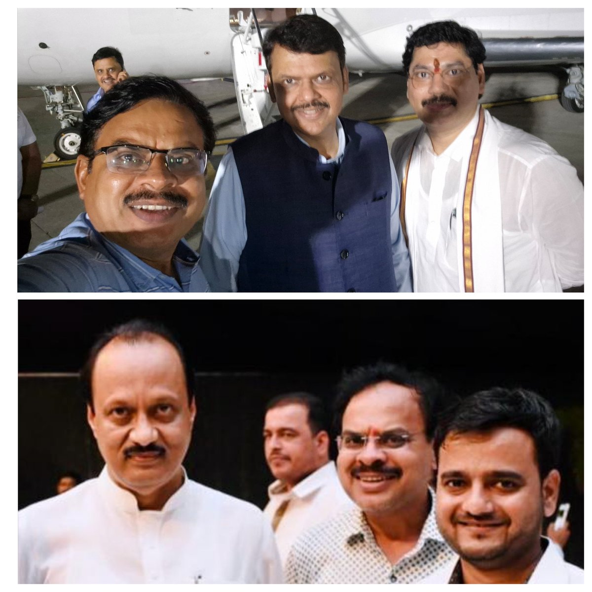 Prashant Joshi (@prashantjoshi8) on Twitter photo महाराष्ट्राचे दोन लाडके, विकासाभिमुख, कार्यतत्पर उपमुख्यमंत्री श्री. देवेंद्र फडणवीस साहेब आणि माननीय अजितदादा पवार साहेब यांना वाढदिवसाच्या खूप खूप शुभेच्छा. आपल्या हातून महाराष्ट्राची निरंतर सेवा घडत राहो, हीच परमेश्वर चरणी प्रार्थना. <a href="/Dev_Fadnavis/">Devendra Fadnavis</a> <a href="/AjitPawarSpeaks/">Ajit Pawar</a> महाराष्ट्राचे दोन लाडके, विकासाभिमुख, कार्यतत्पर उपमुख्यमंत्री श्री. देवेंद्र फडणवीस साहेब आणि माननीय अजितदादा पवार साहेब यांना वाढदिवसाच्या खूप खूप शुभेच्छा. आपल्या हातून महाराष्ट्राची निरंतर सेवा घडत राहो, हीच परमेश्वर चरणी प्रार्थना. <a href="/Dev_Fadnavis/">Devendra Fadnavis</a> <a href="/AjitPawarSpeaks/">Ajit Pawar</a>