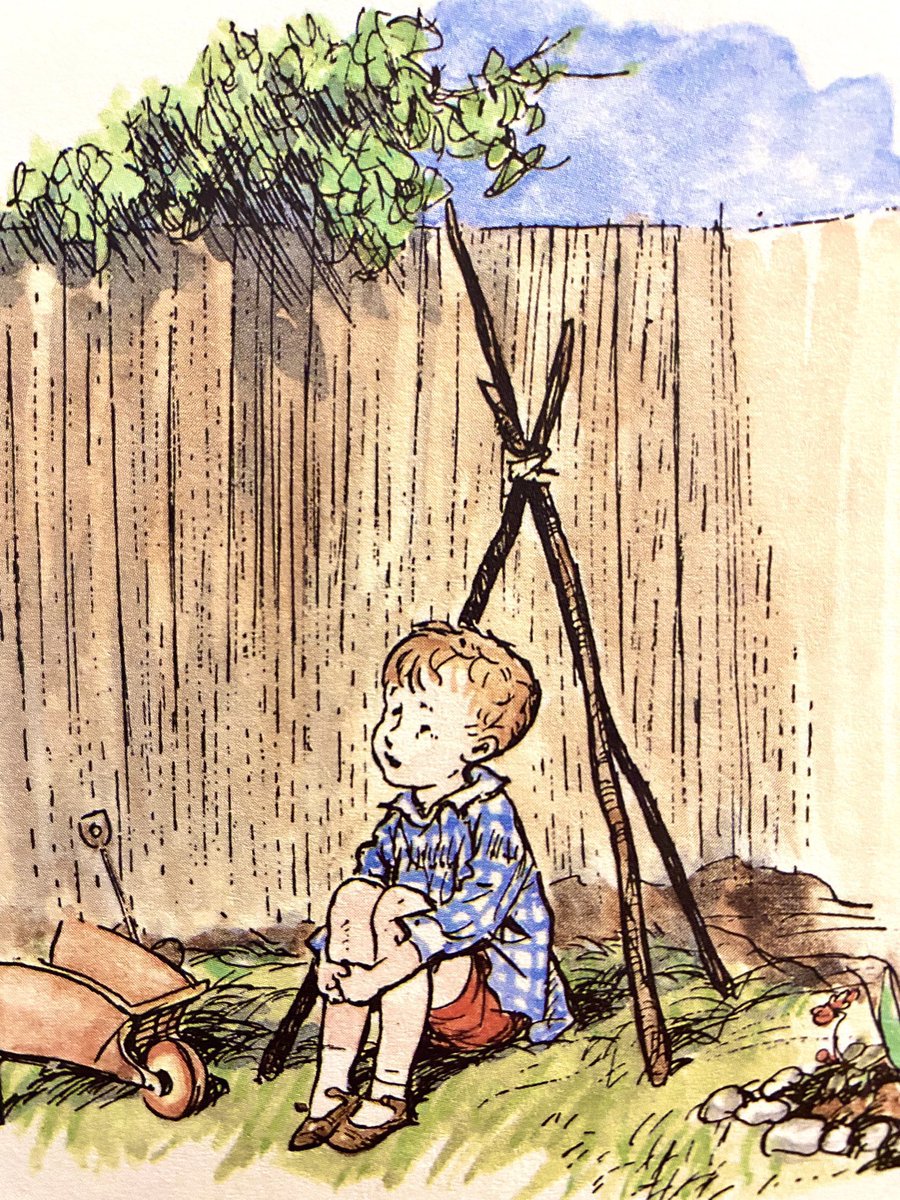 A_AMilne's tweet photo. I have a house where I go
When there’s too many people,
I have a house where I go
Where no one can be;
I have a house where I go,
Where nobody ever says “No”
Where no one says anything - so
There is no one but me.
~A.A.Milne #MondayMotivation https://t.co/LSqfZ35ncM