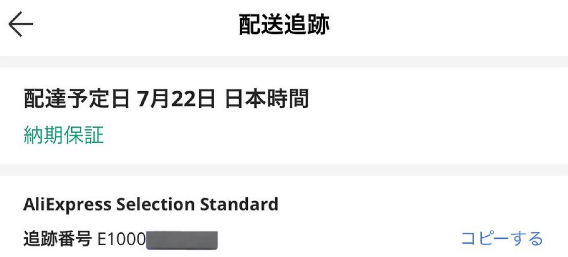 oʕ•̫͡•ʔd в X: „Aliexpress Selection Standard 追跡番号 oʕ•̫͡•ʔd в X: „Aliexpress Selection Standard 追跡番号