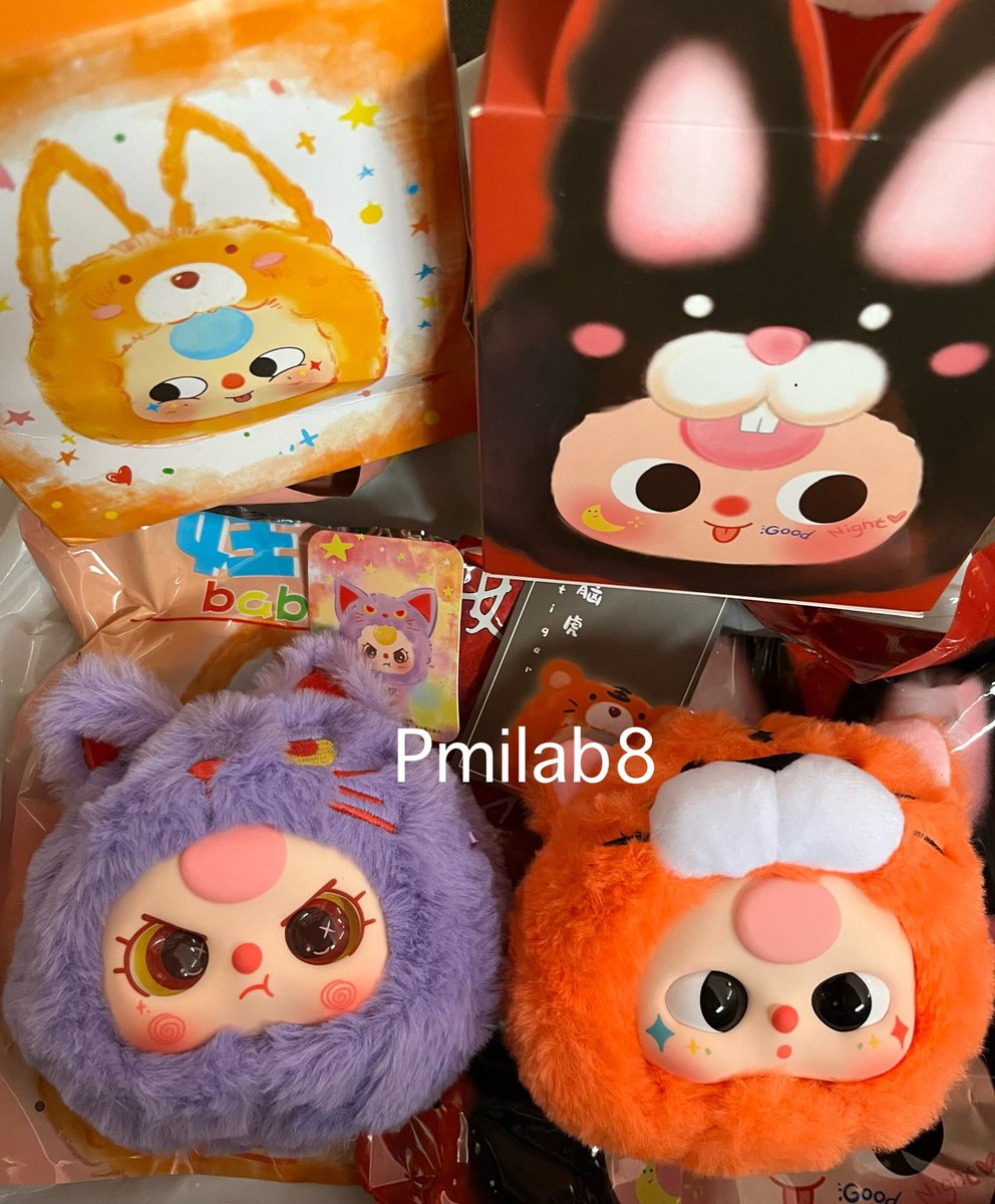 ส่งต่อ baby three 👀🧡💜
V1 แมวม่วง ตาโกรธ 390 รวมส่ง💜💜
V2 เสือ ตากลิ้ง 420 รวมส่ง🧡🧡
แกะเช็คตัวไม่ผ่านการใช้งาน #ส่งต่อbabythree #babythree #เบบี้ทรี #ส่งต่อกล่องสุ่ม