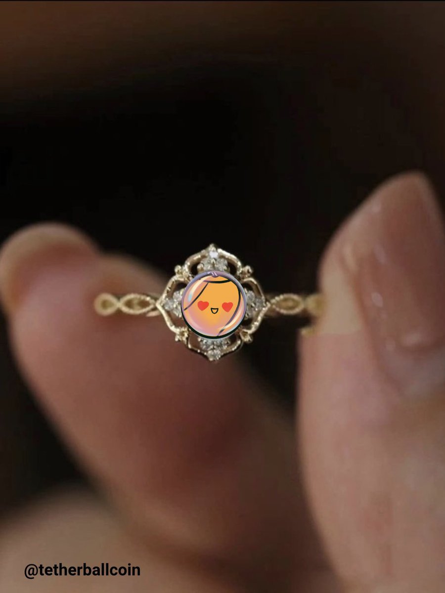 StroutMotivateU's tweet image. I’d say yes to this ring💍 #tetherballcoin