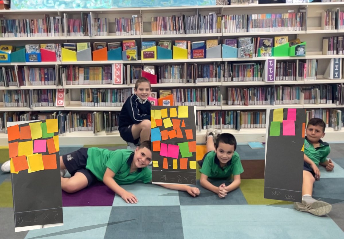 InfantJesus54's tweet photo. In Mathematics, the Year Threes have been exploring Multiplication and the concept of arrays. Today they created an “Array City” and then used @ARMakrApp to place their buildings around the school. #ExpectGreatThings #MotivatedLearners #InnovativeLearners https://t.co/AexvZUh4Wk