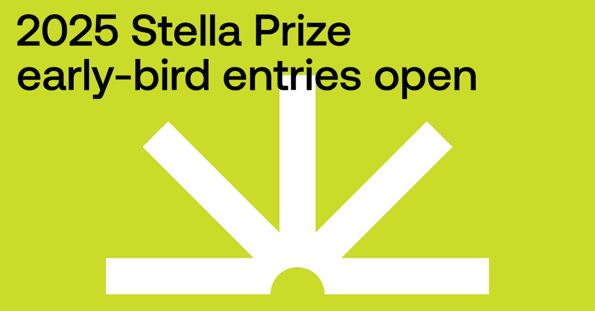 Early-bird entries for the 2025 Stella Prize are now open! 
🐦‍⬛
Head to stella.org.au/eligibility-an… for entry and guidelines.