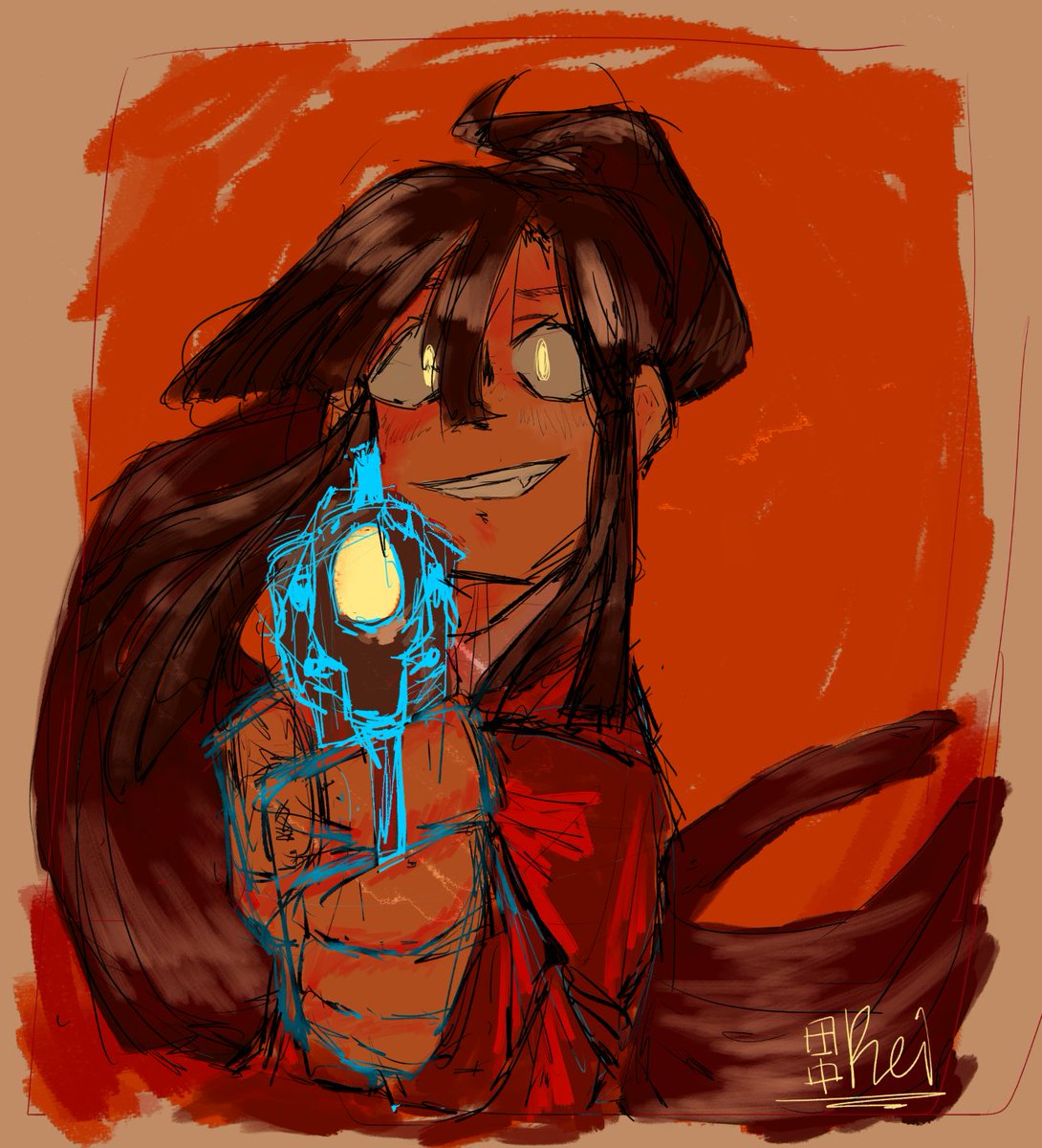 WhyReiWasTaken's tweet photo. I'm pretty happy with this sketch, so I'll post it here! It's of my dnd character. She's a cowboy with time powers ^^
#originalcharacterart https://t.co/amPmo2js3W