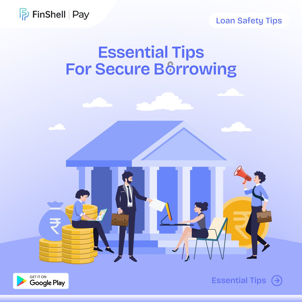 Zenzyofficial__'s tweet photo. 🚨 Stay secure while borrowing! 📋
💼 Check out the Loan Safety Tips below🔒 
#FinShellPay #MondayWisdom https://t.co/Kp0ou72Sa7