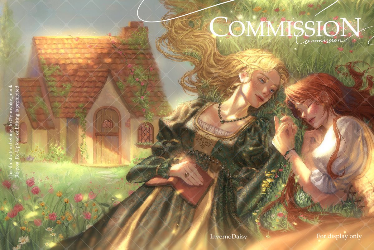 รู้สึกว่าไม่ได้แนะนำตัวมานาน สวัสดีทั้งฟลว.ใหม่และเก่า เราInvernoDaisyนะคะ💐 จริงๆคอนเทนต์หลักจะเป็นOCsสองพี่น้อง ฟา(ผมม่วง)และพี่คลอเดีย(ผมสีชา) คอมมิชชั่นก็เปิดรับตามโอกาสค่ะ🥺 เรารักการวาดผู้หญิง ความอบอุ่น และประกายของเวทมนตร์ มาพูดคุยกันได้เสมอเลย ขอฝากตัวอีกครั้งนะคะ🫶🏻💕