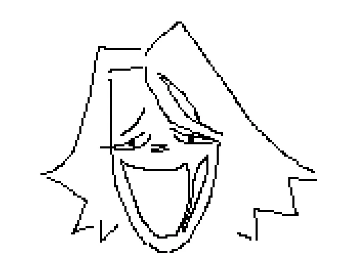 open ms paint and get jumpscared by this