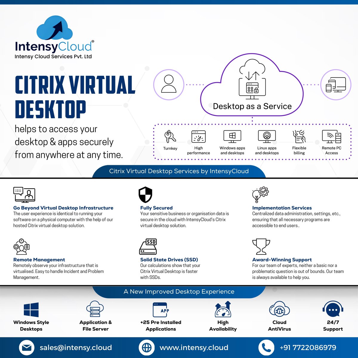 intensy_cloud's tweet image. Citrix Virtual Desktop
helps to access your desktop &amp;amp; apps securely from anywhere at any time.

#business #microsoft #entrepreneur #cloudcomputing #citrix #cloud #technology #aws #tech #software #cybersecurity #BigData  #devops #programming #success #vdi #intensycloud