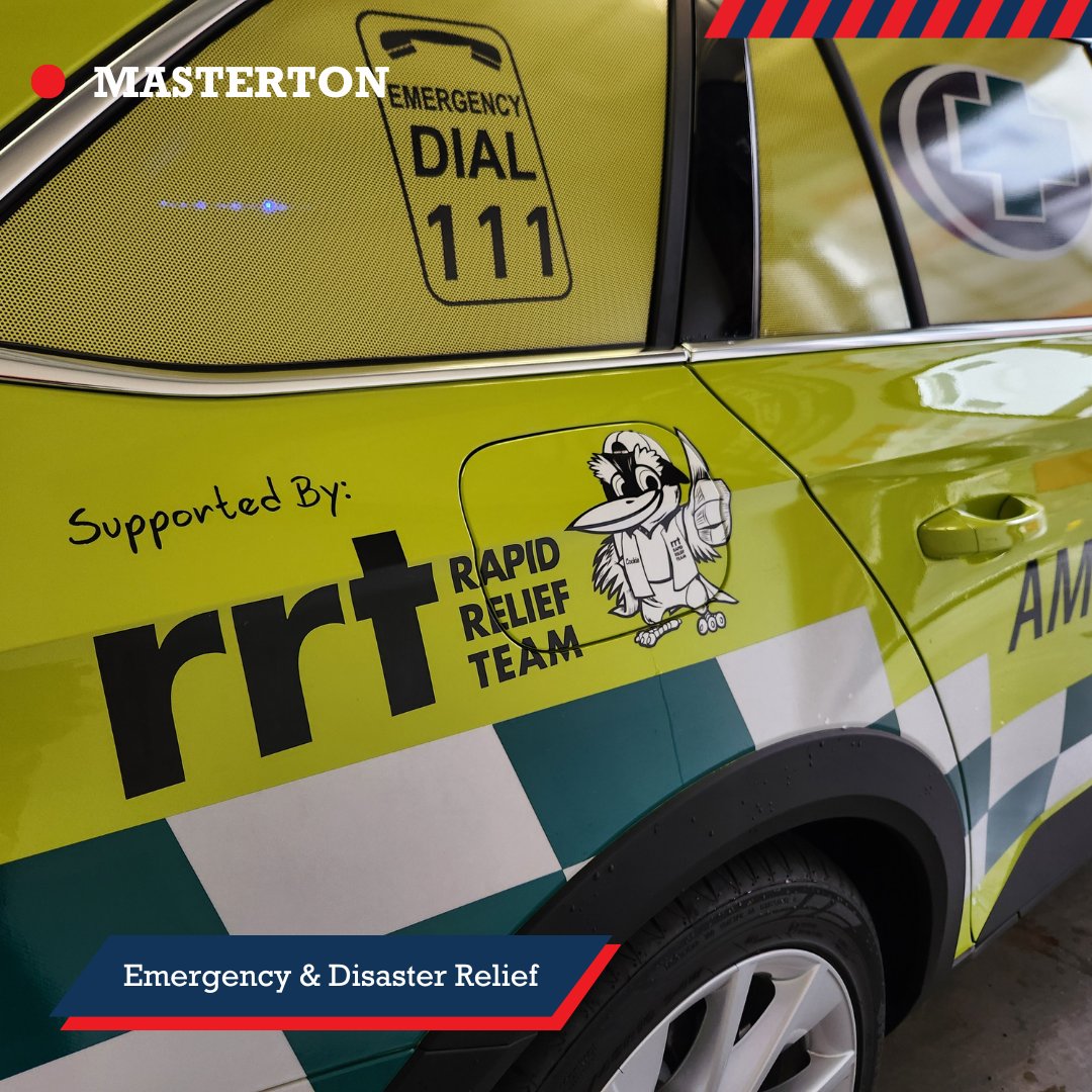We're proud to support Wellington Free Ambulance with a donation for a new critical care vehicle⚡🚑This quick response vehicle helps paramedics reach patients swiftly across Greater Wellington and Wairarapa, carrying almost the same equipment as larger ambulances❤️🫶#RRTcares