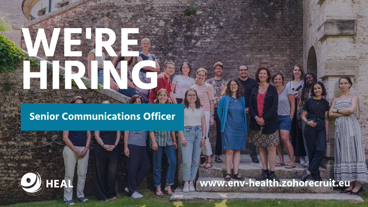 HealthandEnv's tweet photo. π Last chance to apply!
π We are looking for a passionate Senior Communications Officer to support our work towards a healthy planet for healthy people.
π Applications close today! Visit our website for more info: https://t.co/VxTbIRSPi7
#NGOjobs #JobsInBrussels https://t.co/NLsEbLHo0J