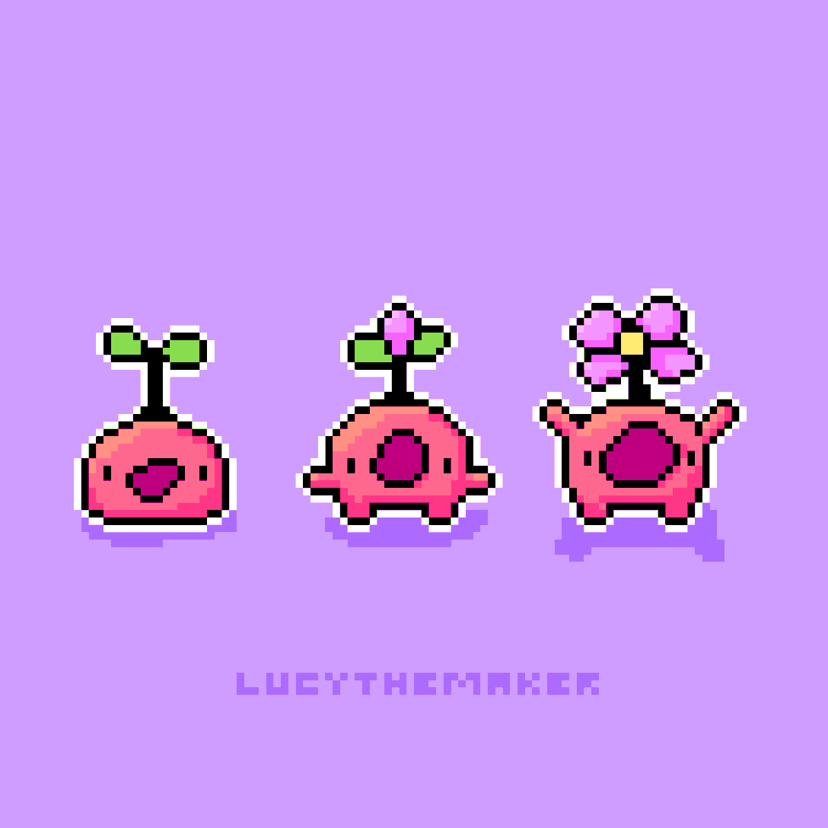 lucythemaker's tweet photo. creatures 

Drawn for the tamagotchi style habit tracker that I'm building called: Habbie: habit tracker &amp; pet

#pixelartist #pixelart #fakemon https://t.co/Xt6dRBVZoz