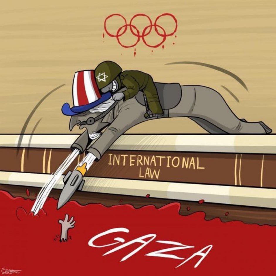 Retweet if you think Israel (a legally recognised aparthëid state) should be BANNED from the Olympics.