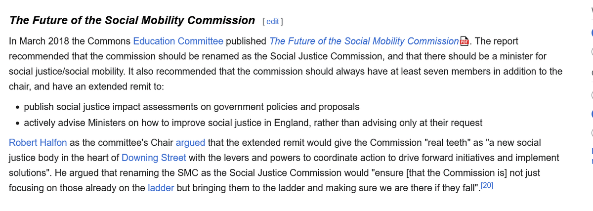 SusanChubb1's tweet photo. Social Mobility Commission becomes 'Social Justice Commision' and ( Fresh Hell, incoming) I just spotted #GBDLetItRip and #UsForThem Ally #Halfon in there ; there you go; full ciricle of UKFreeportHell, peeps. https://t.co/kL2CeCZwX8