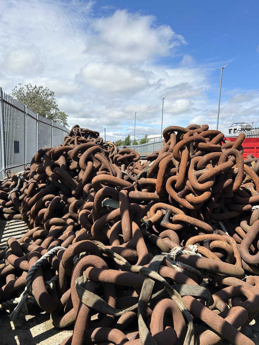 Chain store. At the Port of London Authority’s Denton Wharf in Gravesend…