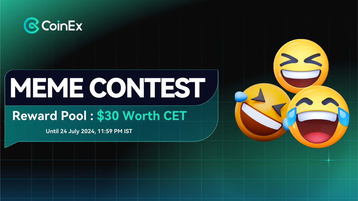 coinexindia's tweet photo. 🎉 It's Meme Time! 😂
Enter the @coinexindia Trump Tokens Meme Contest and stand a chance to win $10 in CET tokens! 🚀
How to Join:
1️⃣ Follow @CoinExIndia TG & Twitter
2️⃣ Create your meme around Trump-based tokens & CoinEx.
3️⃣ Post it with #CoinExIndia #CoinExTrumpMeme #Trump
4️⃣ Tag a friend & RT this!
👀 For all details & T&Cs, check our Telegram ➡️ https://t.co/Dcoo2yVwT1
🗓️ Contest ends July 26, 2024. Let's see your best memes! 🌟
#CoinExIndia #MemeContest #Trump