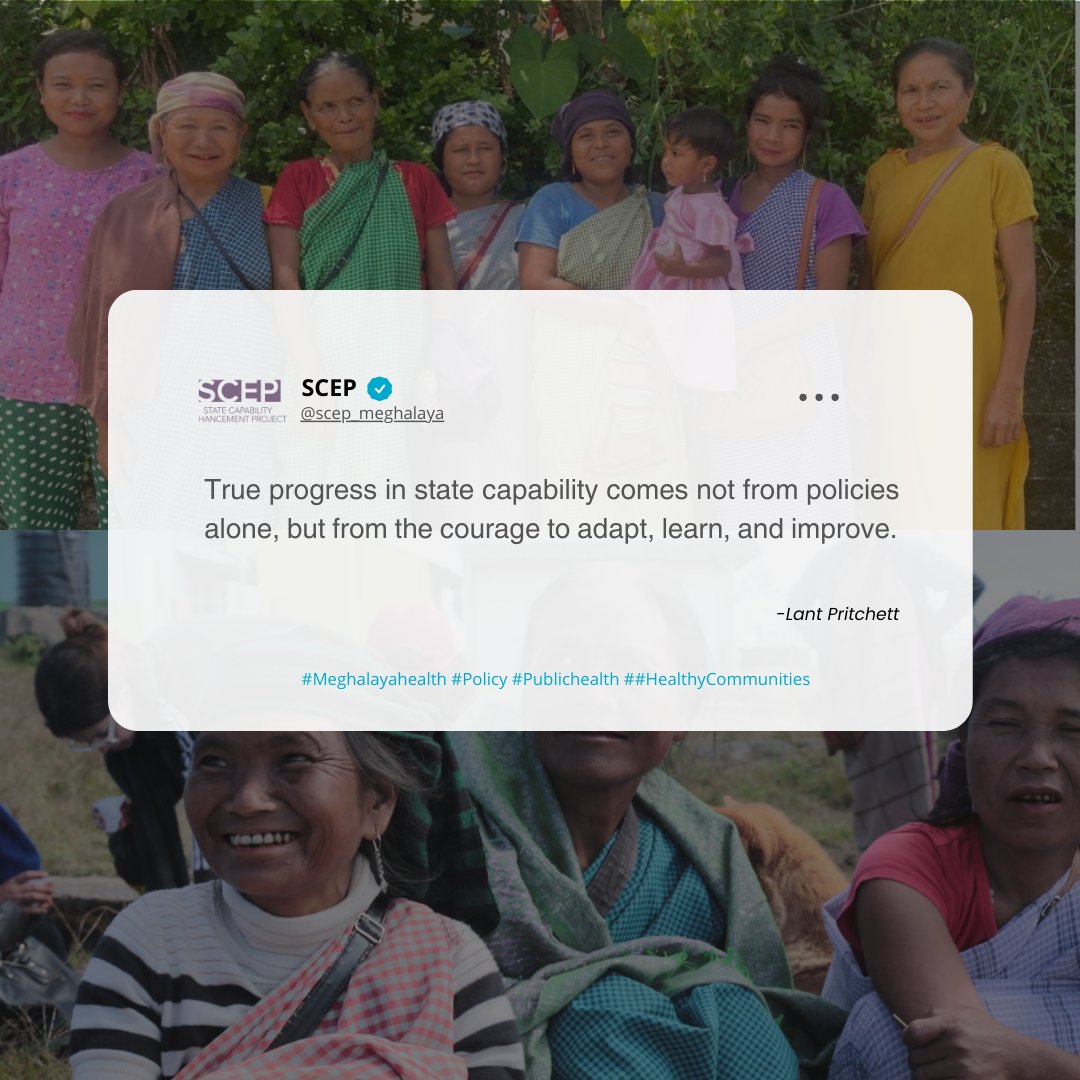 scep_meghalaya's tweet image. This quote was delivered by acclaimed Professor Lant Pritchett from Oxford University during the inaugural session of the Meghalaya #StateCapability Forum, launched under the State Capability Enhancement Project (SCEP) in 2021. #SCEP #PDIA #leadership #organizationalgrowth
