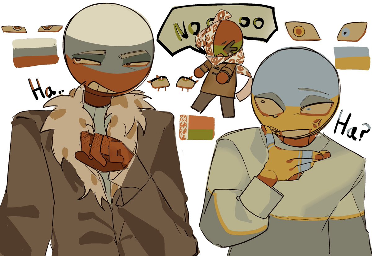 gudeoggae's tweet photo. #countryhumansUkraine
#countryhumansRussia
#countryhumansBelarus
#CountryHumans
#カントリーヒューマンズ
🇷🇺🇺🇦🇧🇾 러시아가 또 때렷어됴~~ https://t.co/DJV4Z3TtkK