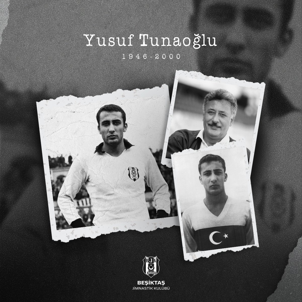 Efsane futbolcularımızdan Yusuf Tunaoğlu’nu vefatının 24. yıl dönümünde saygıyla ve rahmetle anıyoruz.