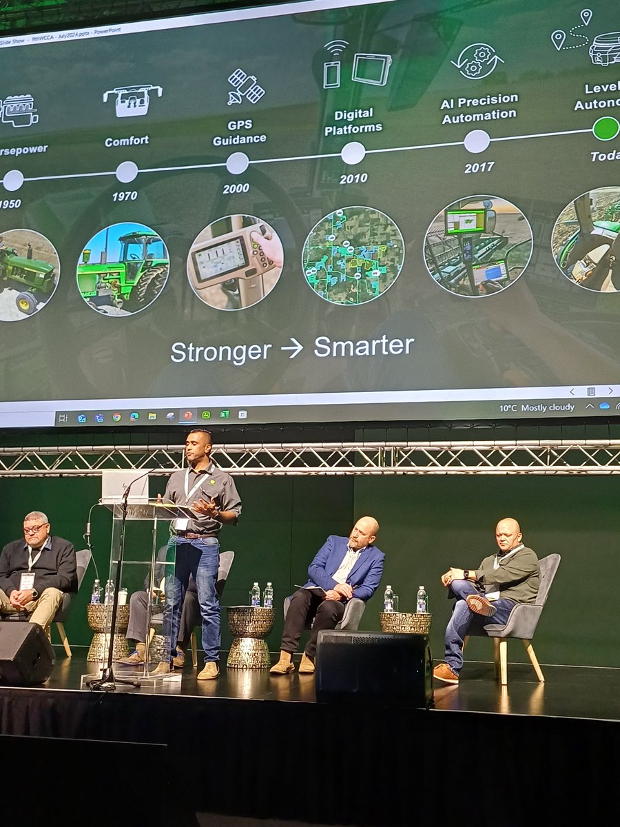 Diamond sponsor of the #9WCCA. <a href="/JohnDeereAME/">John Deere Africa & Middle East</a> is going (and growing) from stronger to smarter solutions to secure better outcomes with fewer resources. Vikar Sheopershed <a href="/landbou/">landbou.com</a> <a href="/butchstr/">Johann Strauss</a> Check out Landbou.com's live feed.