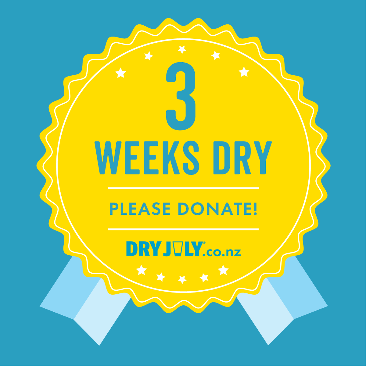 Dry Julyers, you've made it to week three! 

Now's a good time to start following up family and friends and remind them to make a donation to your Dry July if they haven't done so yet. ❤️

Donate here 👉 bit.ly/43O7ueR