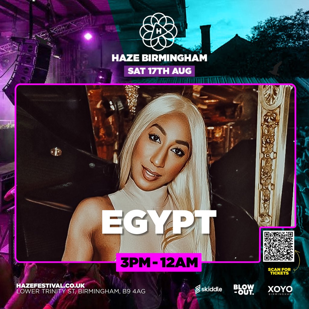 DJJayGreene's tweet photo. The #HazeBirmingham Line-Up has now landed, taking place at ‘XOYO Birmingham on Saturday 17th August.

If you have not got your tickets yet, why not take advantage and click the link 👉🏾 https://t.co/INrSHoab7j

See you all soon https://t.co/oUbf6zkGkk