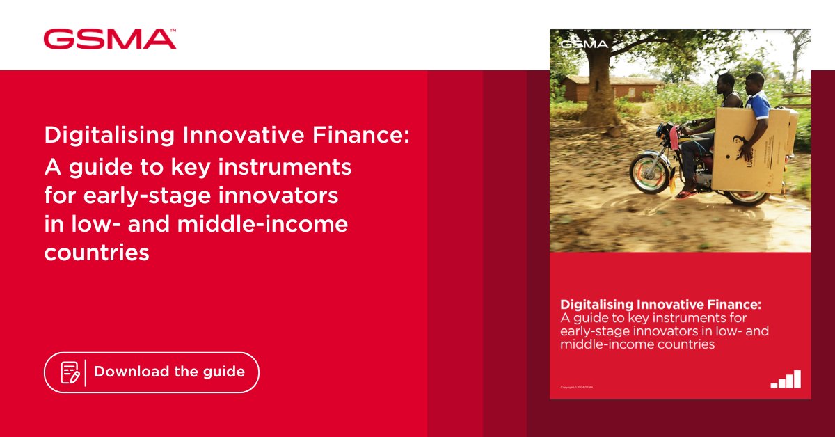 🌐💰 The new #DigitalUtilties guide on ‘Digitalising Innovative Finance' profiles 5 key instruments &amp; shows how #DigitalTech can enhance their accessibility. 

Perfect for social enterprises in LMICs looking to make an impact. 

Read the guide: gsma.com/solutions-and-…