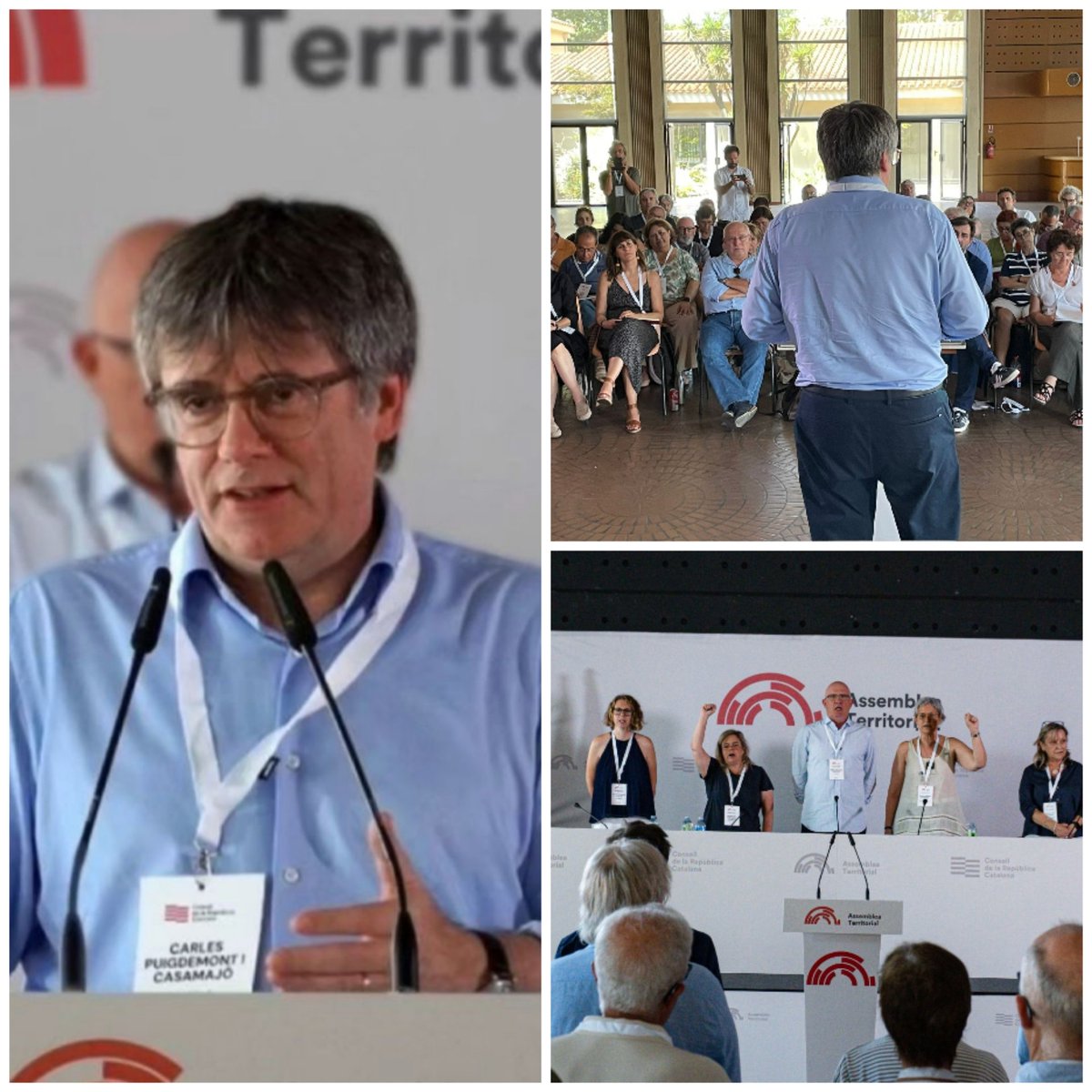 Vam assistir al Ple de l’Assemblea Territorial del Consell de la República a on es va presentar el Pla de Govern 2024/2026.
El President ens va parlar del seu retorn i dels escenaris que se’n poden derivar.Des del Consell Local d'Amer estem a la vostra disposició, President.