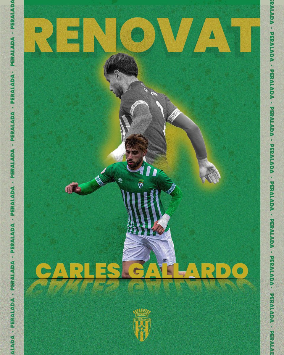 I per últim, per tancar la defensa del club Xampanyer d’aquesta temporada 2024-2025:

⭐️ Carles Gallardo continuarà formant part de la defensa del club verd-i-blanc

📝 Comptarem amb els seus serveis una temporada més #3arfef