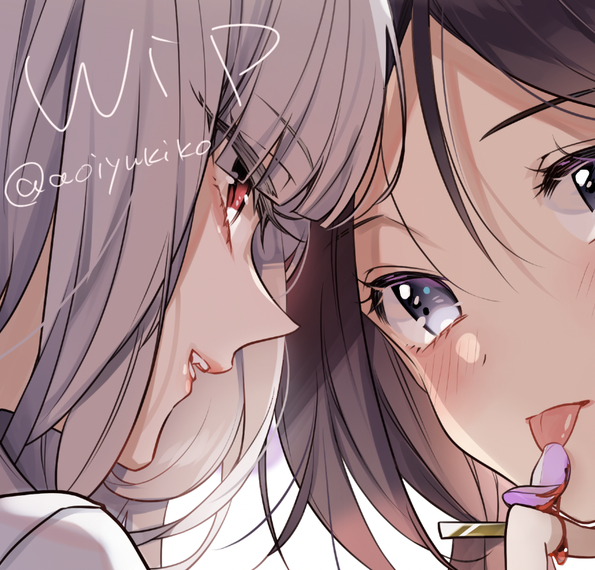 「近々ちょっとした新作を描くかもしれないwip」|雪子☃『ふたりべや⑨』発売中のイラスト