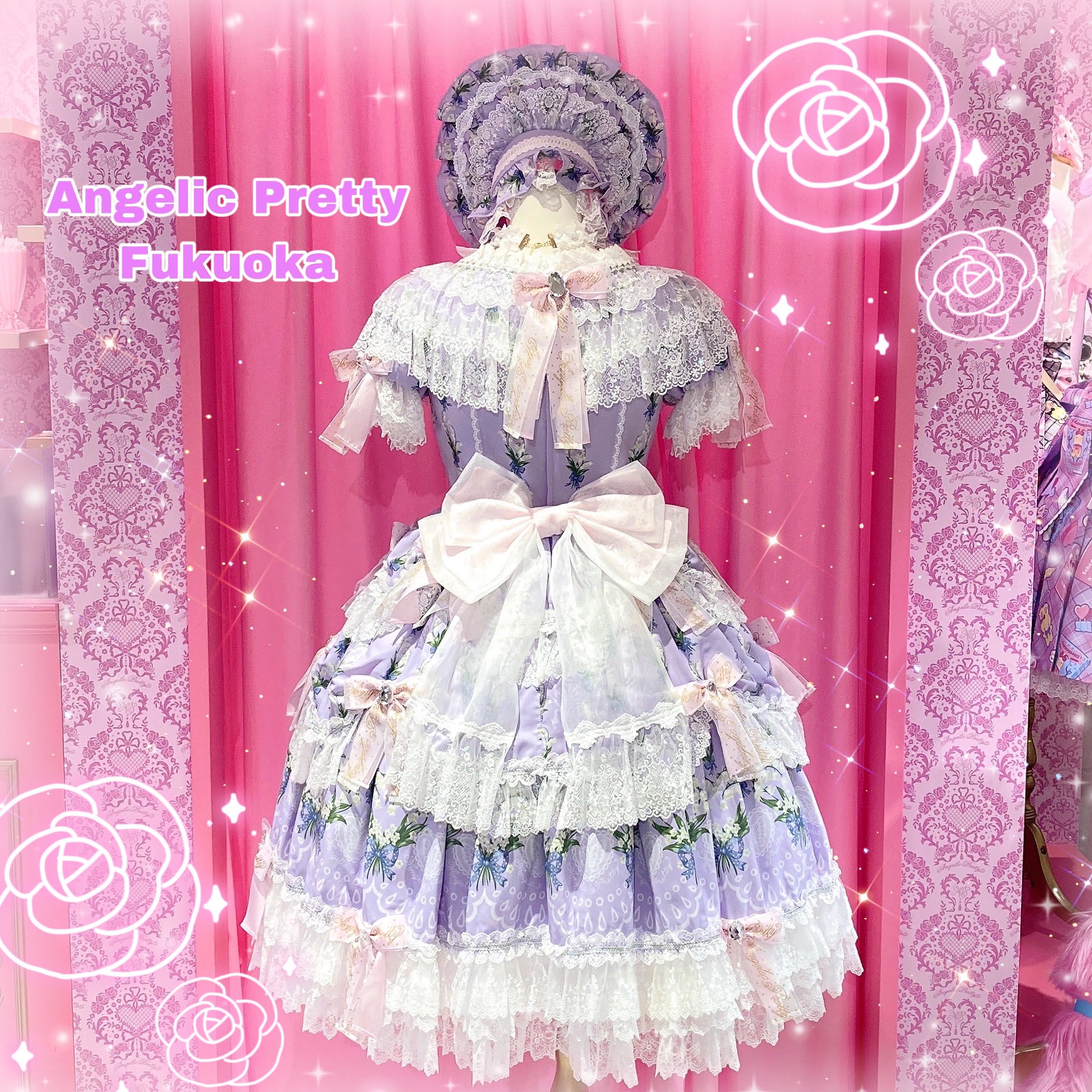 無*能様 Angelic PrettyすずらんBouquetワンピース Suzuran Bouquet OP by Angelic Pretty
