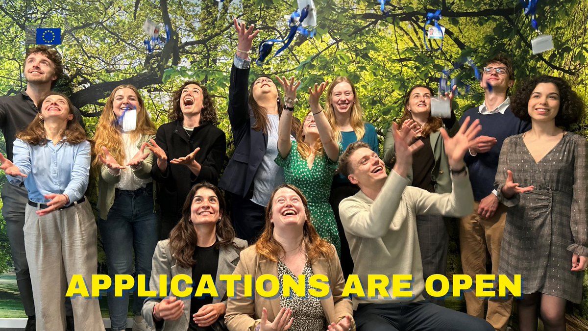 🇪🇺📢#Applications for the next round of #BlueBook traineeships are OPEN.

Do you want to join us next March?

📅The deadline for submitting your application is 30 August 2024 (10:00 a.m. CEST)👉traineeships.ec.europa.eu/index_en