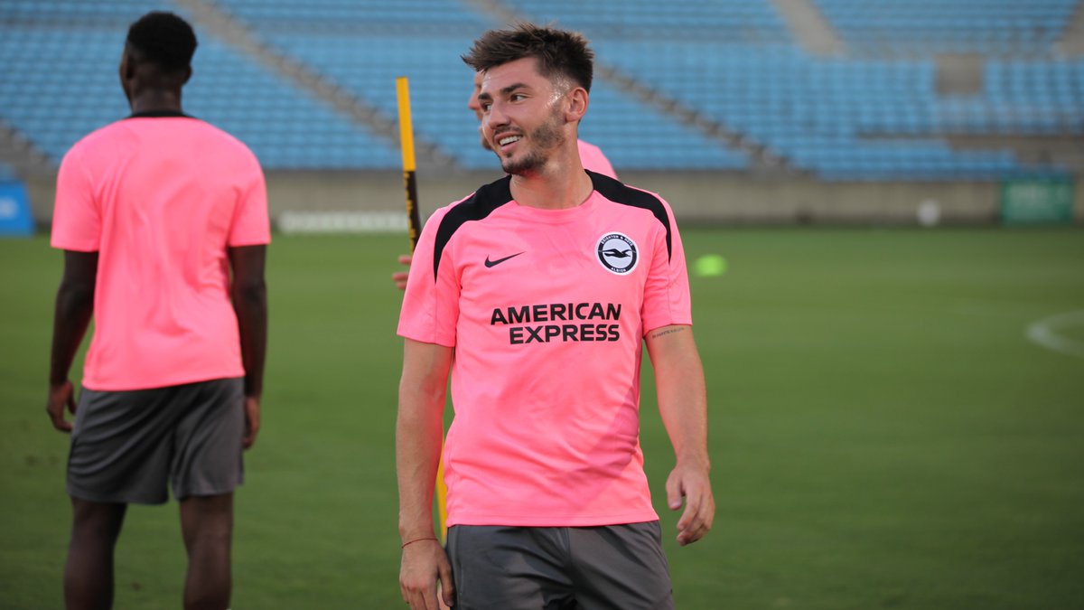 BHAFC's tweet photo. All smiles while training in Tokyo! 💙🤍 https://t.co/02KvKvJ2gE