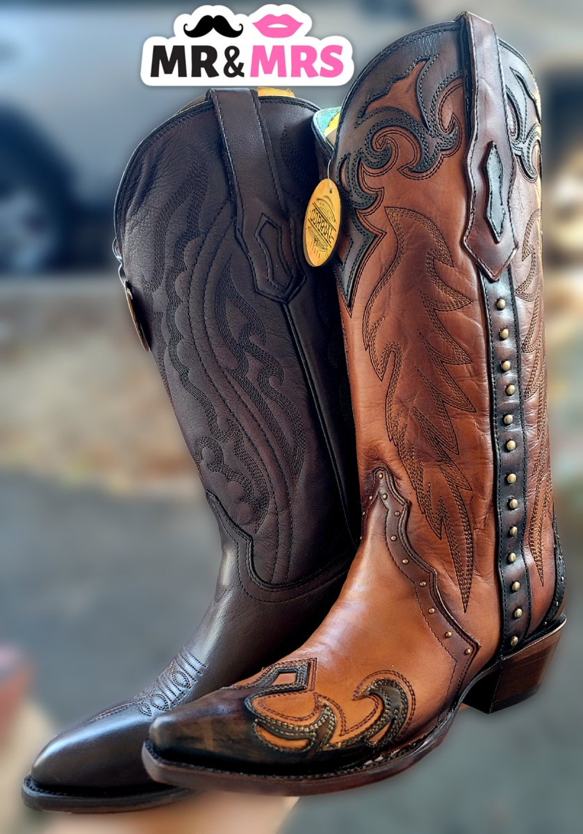 eLPotrilloWW's tweet photo. His &amp; Hers Leather Cowboy &amp; Cowgirl Boots! 100% Handcrafted @CorralBoot https://t.co/nniOTPuYuE