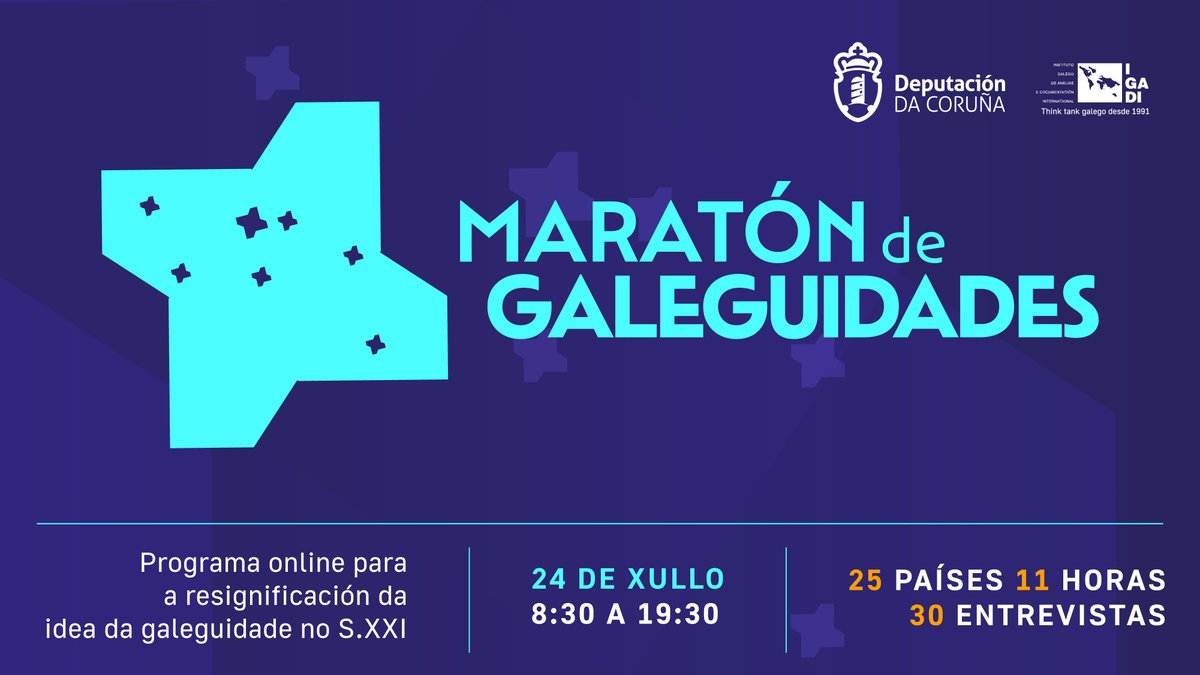 IGADI_info's tweet photo. @igape @XulioRios @IRamonet @rega_uk @EmigraSon_ @ForadeMapa @oferradogal @mxporteiro @MuseodoPobo @Murguia_Revista @d_vilavedra ❗️Levamos séculos aquí, dalle impulso ao #MaratónDeGaleguidades, participa e vén dar a volta ao mundo con nós, https://t.co/LRo94GmvPn https://t.co/Vkq287VmSB