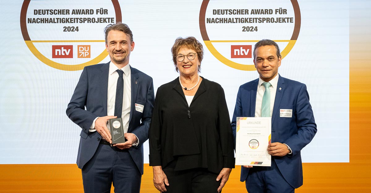 Rolls-Royce has won the German Sustainability Award in the Technology - Energy category for its project to develop and promote a microgrid in the Indian village of Pusane.