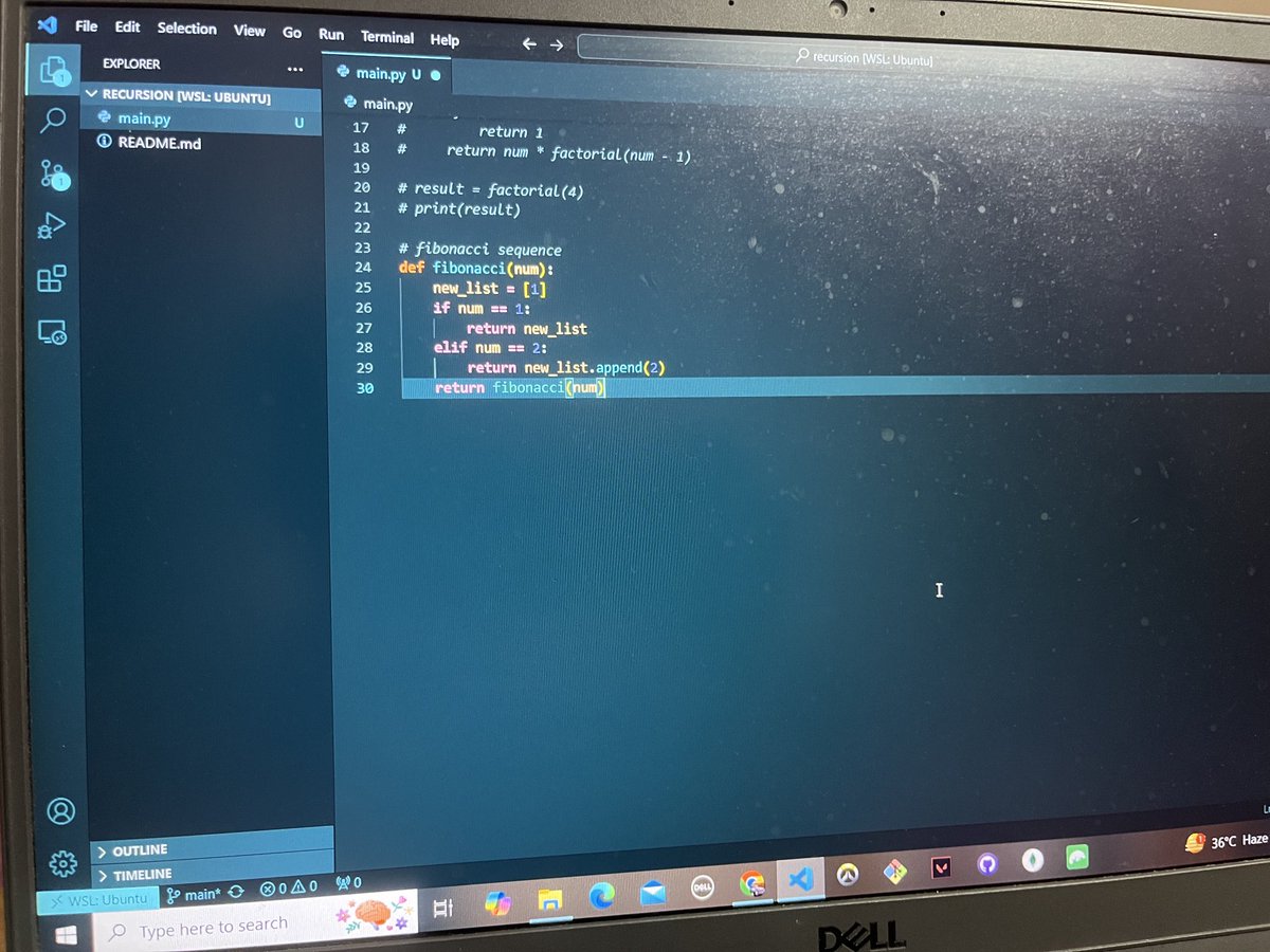 knight_of_code's tweet image. Practicing recursion in #Python 
back to the grind!💪