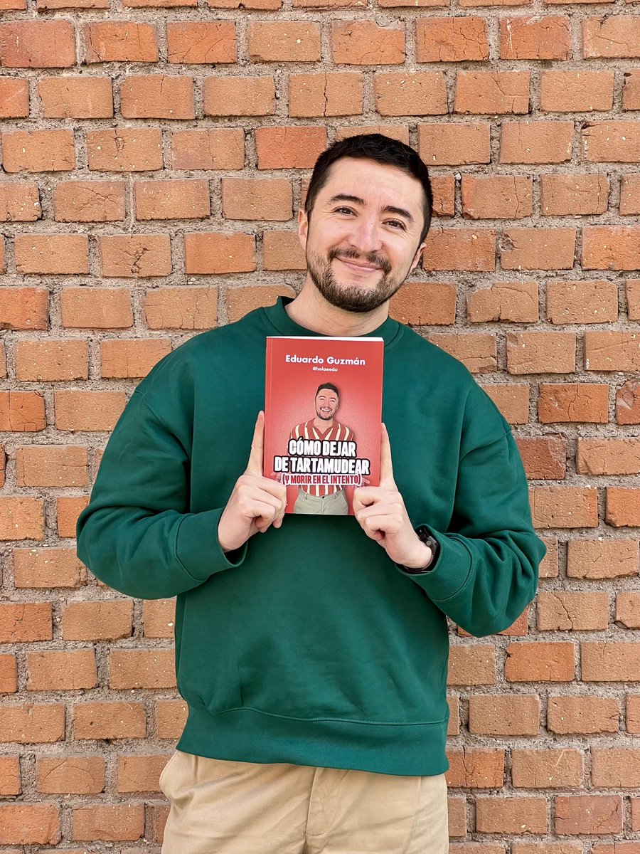 holaeedu's tweet photo. CÓMO DEJAR DE TARTAMUDEAR (Y MORIR EN EL INTENTO)

Mi libro debut ya está en preventa! Una historia conmovedora, honesta y, sobre todo, real. 

❇️ Preventa para todo Chile desde el 15 de julio al 29 de agosto (o hasta agotar stock) - LINK EN MI PERFIL

No te quedes sin el tuyo! https://t.co/5PNDFWhx2x