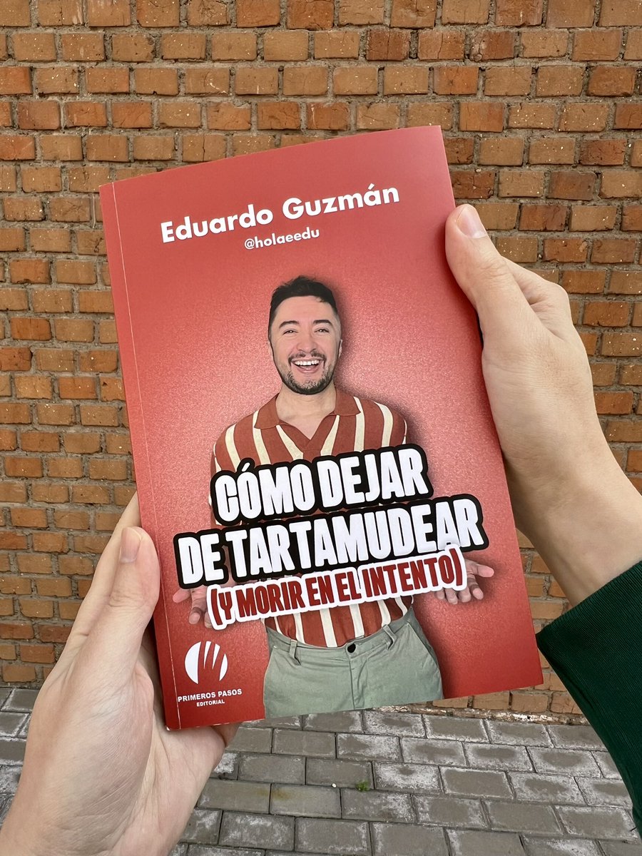 holaeedu's tweet photo. CÓMO DEJAR DE TARTAMUDEAR (Y MORIR EN EL INTENTO)

Mi libro debut ya está en preventa! Una historia conmovedora, honesta y, sobre todo, real. 

❇️ Preventa para todo Chile desde el 15 de julio al 29 de agosto (o hasta agotar stock) - LINK EN MI PERFIL

No te quedes sin el tuyo! https://t.co/5PNDFWhx2x