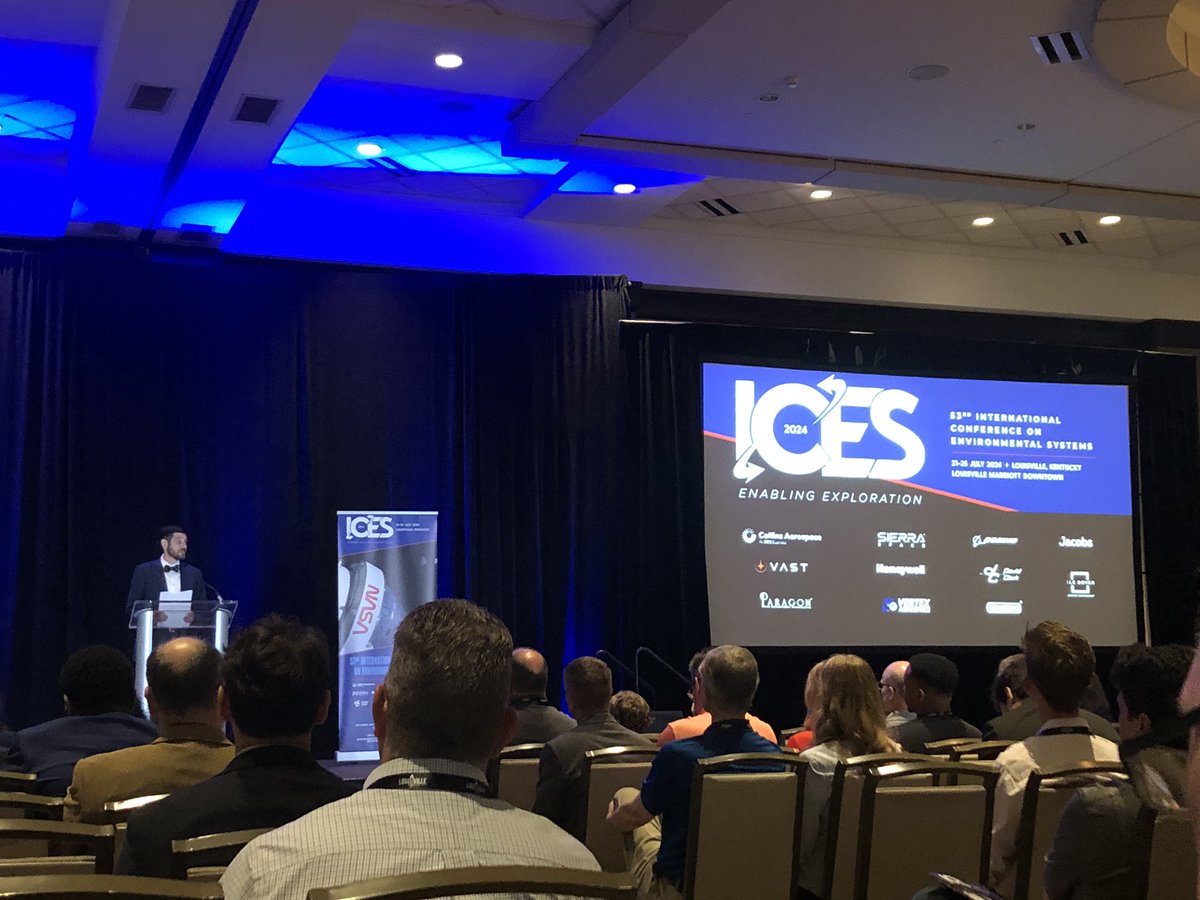 Excited for the week ahead at the International Conference on Environmental Systems! #ICES2024