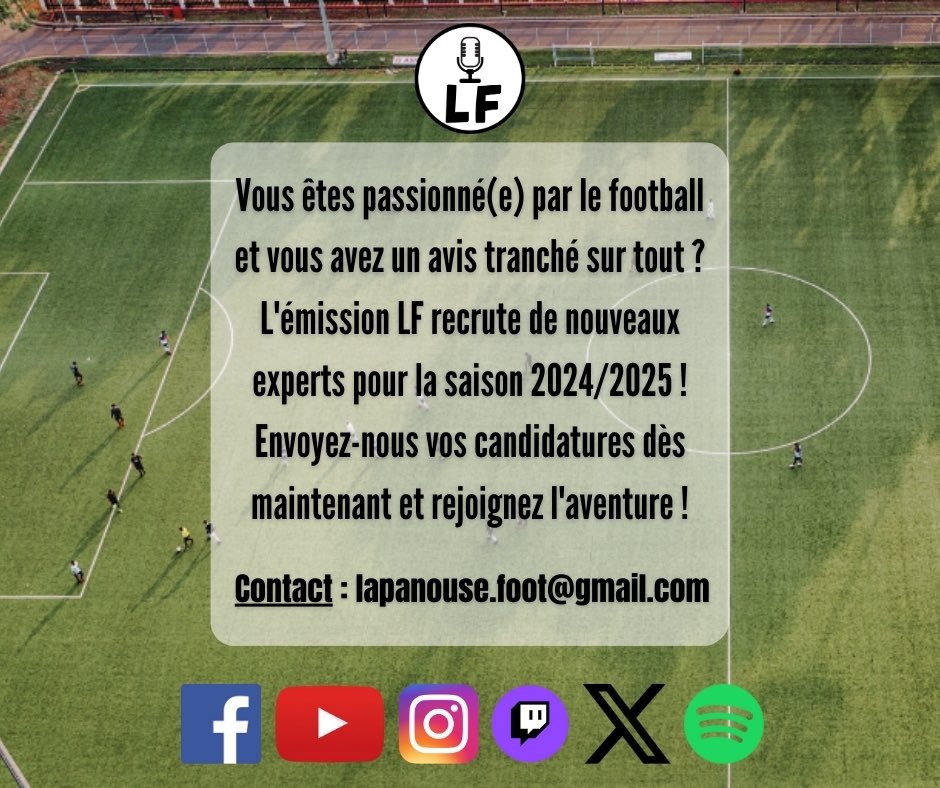 Lapanouse_Foot's tweet photo. 🚨 RECRUTEMENT 🚨
#TeamLF ⚽️ https://t.co/1aC3SAI8zM