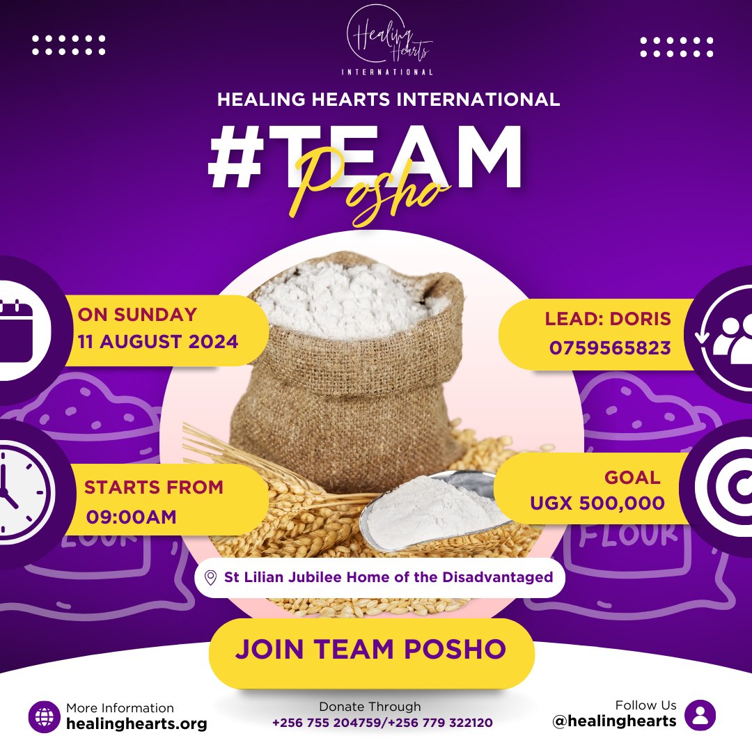 RSF_UG's tweet photo. 🌟 Join our mission! 🌟

Healing Hearts International Anniversary Outreach on 11 Aug 2024 at 09:00 AM at St. Lilian Jubilee Home of the Disadvantaged. We're forming teams to reach UGX 500,000 each. Let's make a difference! 💜

#HealingHearts #AnniversaryOutreach #CommunityLove https://t.co/PsmNwbSYN0