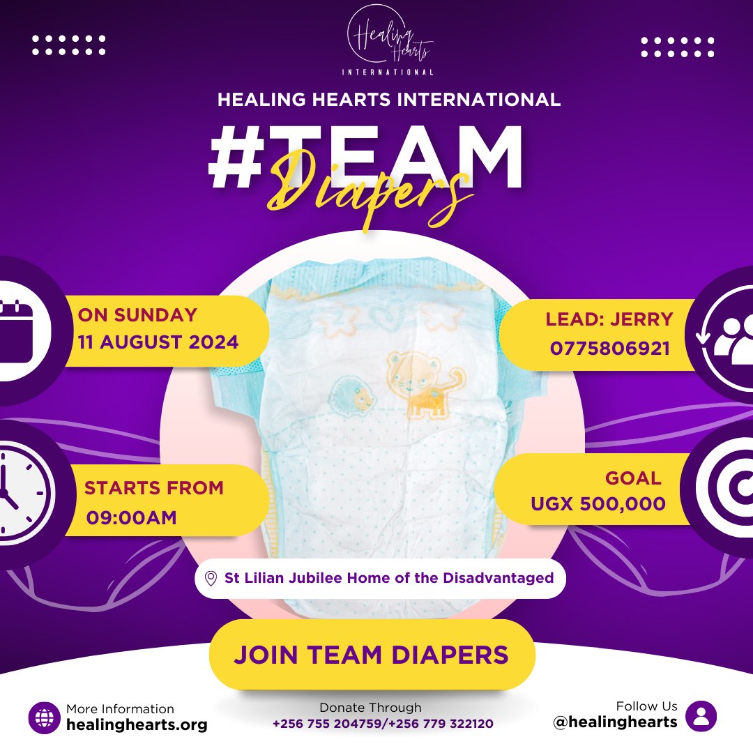 RSF_UG's tweet photo. 🌟 Join our mission! 🌟

Healing Hearts International Anniversary Outreach on 11 Aug 2024 at 09:00 AM at St. Lilian Jubilee Home of the Disadvantaged. We're forming teams to reach UGX 500,000 each. Let's make a difference! 💜

#HealingHearts #AnniversaryOutreach #CommunityLove https://t.co/PsmNwbSYN0
