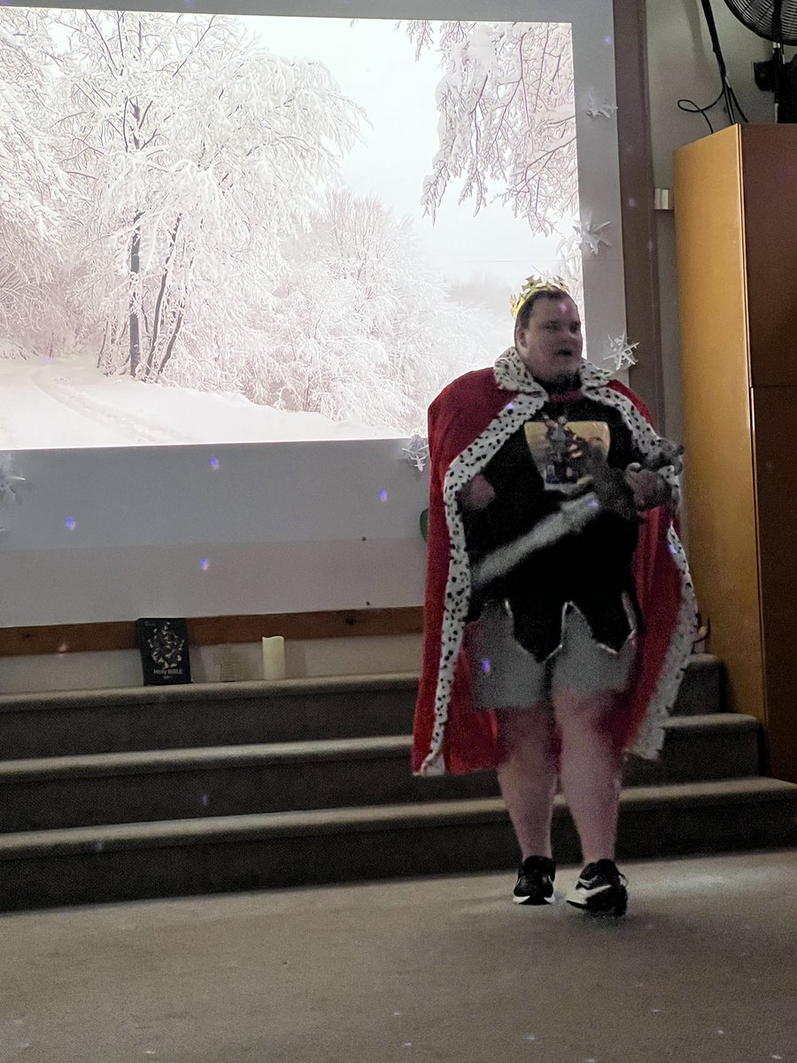 We have arrived safely at Savio House as we begin our Narnian adventure. 
We walked through the wardrobe to be met by King Ryan the  Righteous and his subjects 🤴🏻🧝🏽‍♀️🧙🏼‍♂️🧌
<a href="/LeedsDYS/">Leeds Diocesan Youth Service</a> <a href="/beckets_bkcat/">St Thomas à Becket</a> 
<a href="/AllSaintsChap/">AllSaints Chaplaincy</a>