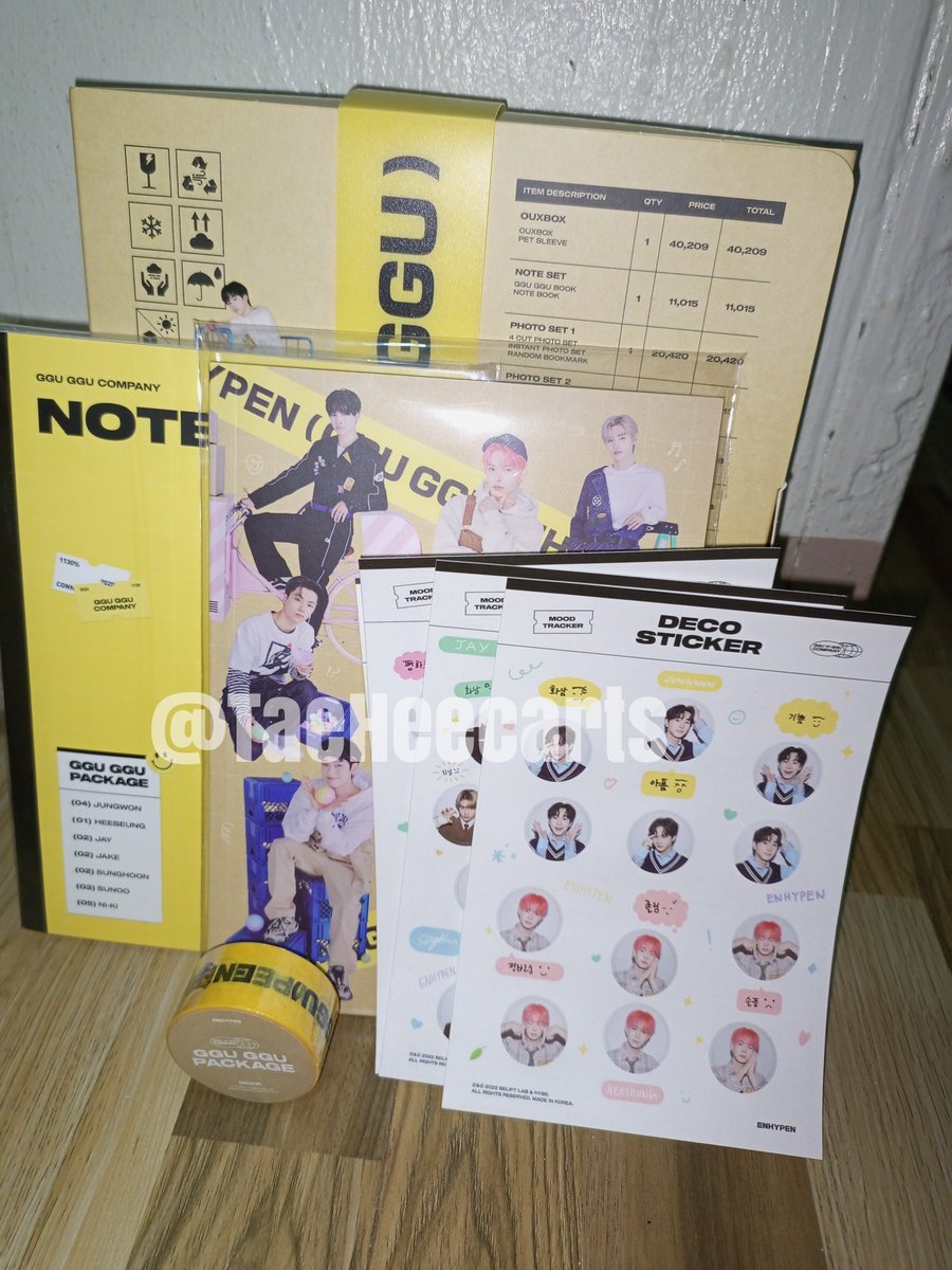 TaeHeecarts's tweet photo. #taeheesells wts lfb ph

ENHYPEN 2022 GGU GGU Package
🛒 Outbox with pet sleeve and masking tape - ₱100
🛒 Note book with stickers - ₱110
🛒 Ggu Ggu book - ₱120
❗Take all for ₱300
- all in mint condition

# enhypen heeseung jay jake sunghoon sunoo jungwon ni-ki ggp https://t.co/IXSnh2bKny